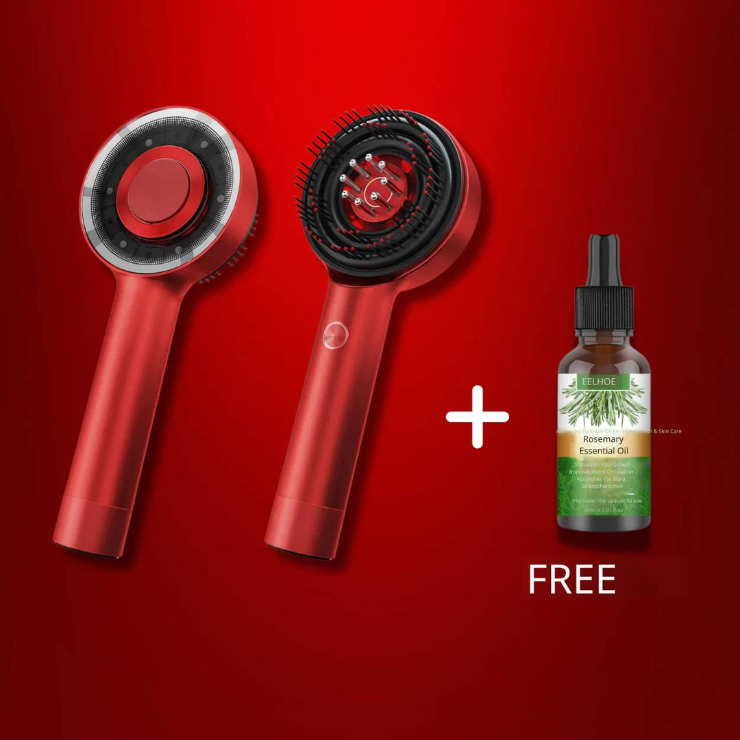 Mangalo HydroComb™ | Electric Red Light Massage Brush