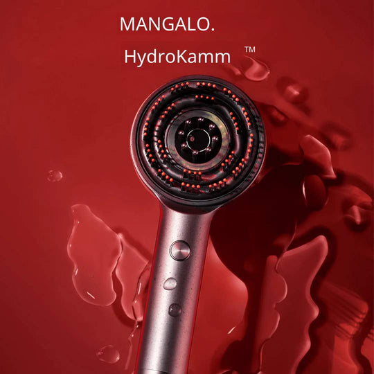 Mangalo HydroComb™ | Electric Red Light Massage Brush