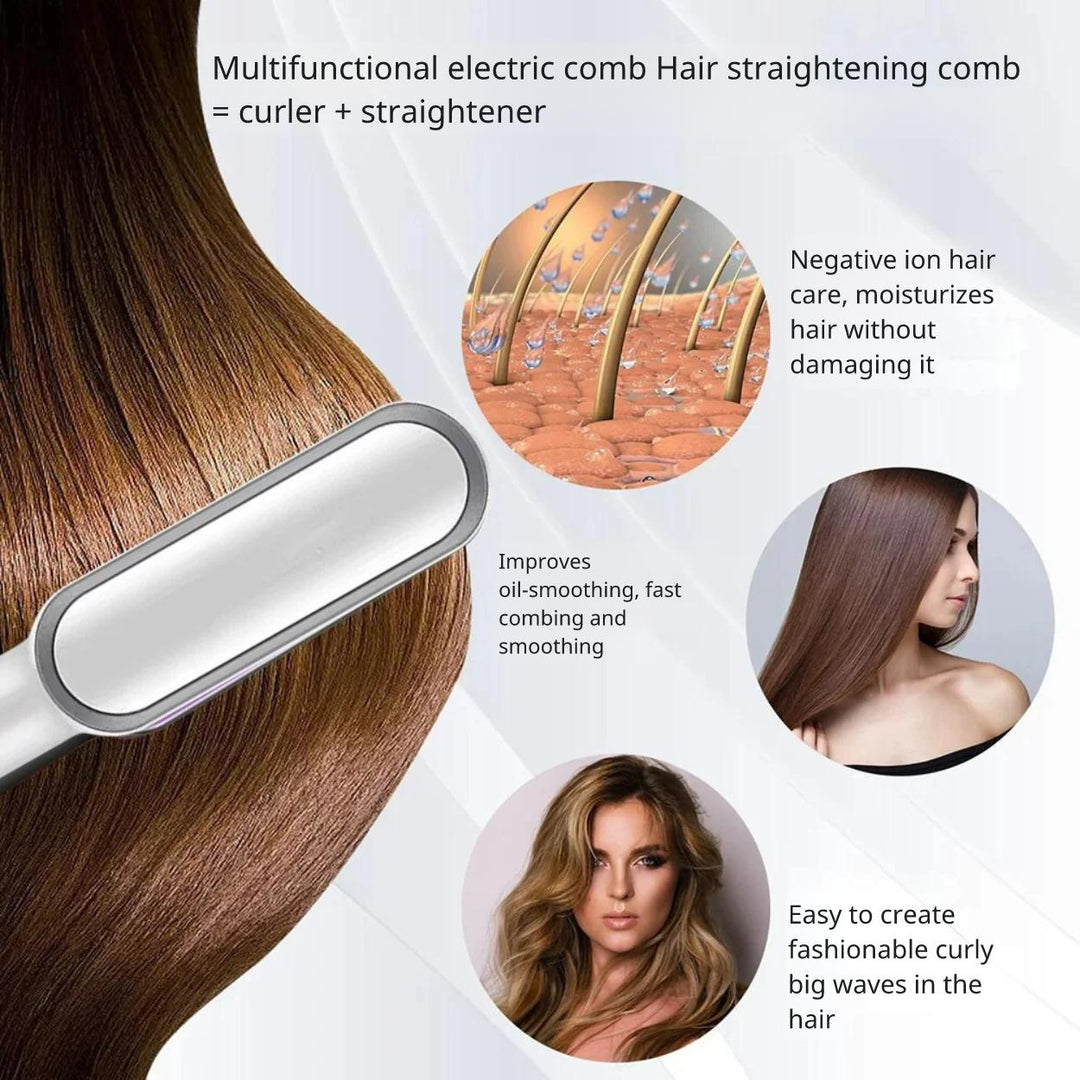 QuickSleek™ | Ready in a Flash with the Electric Hair Styling Brush
