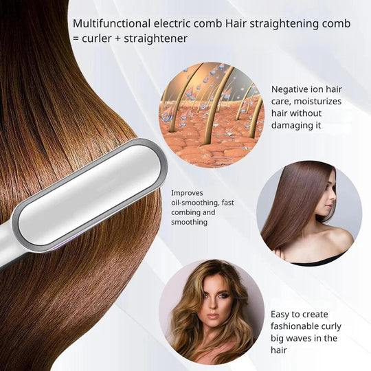 QuickSleek™ | Ready in a Flash with the Electric Hair Styling Brush