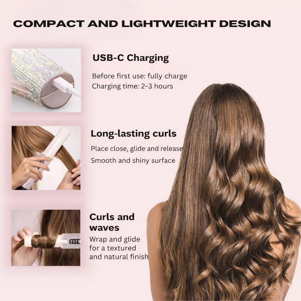 Glanz Styler™ | Your sparkling must-have for perfect hair styling on the go!