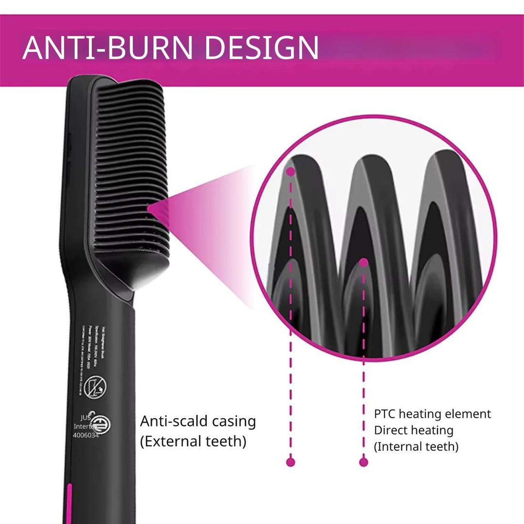 QuickSleek™ | Ready in a Flash with the Electric Hair Styling Brush
