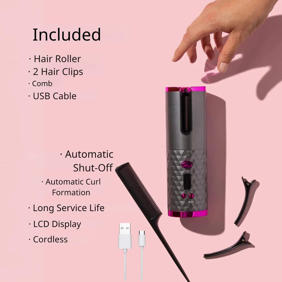 GlamCurls™ | Cordless Hair Curler