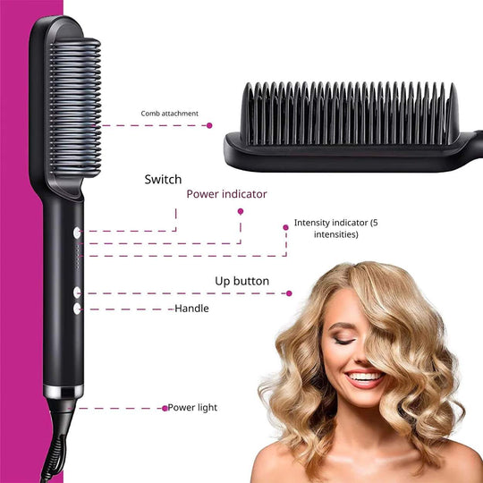 QuickSleek™ | Ready in a Flash with the Electric Hair Styling Brush