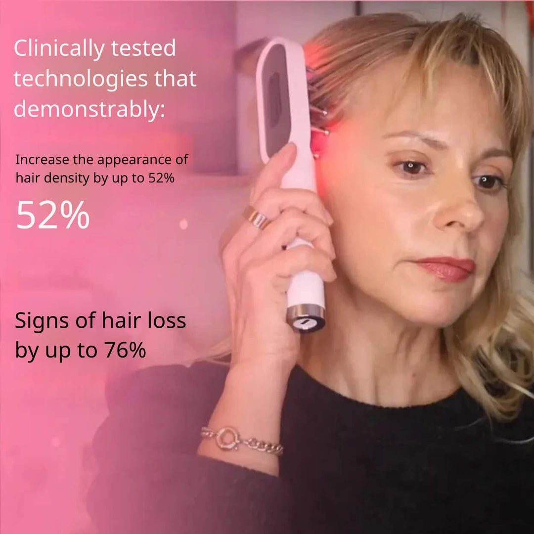RadiantRoots™ | Discover Fuller Hair with the LED Hair Growth Comb