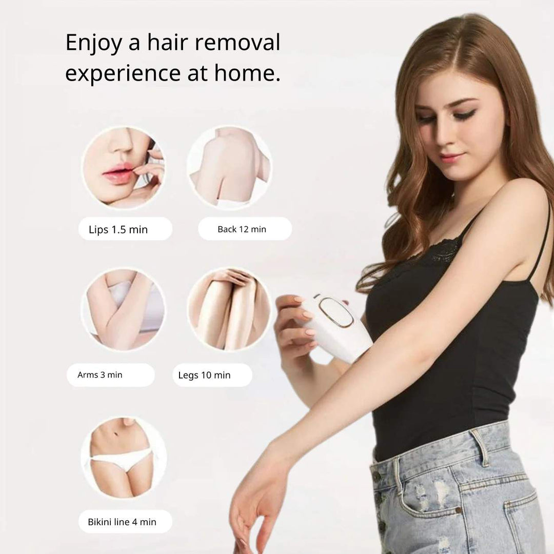 GlowFree™ | Hair-Free Skin with Ease with the IP Laser Hair Remover